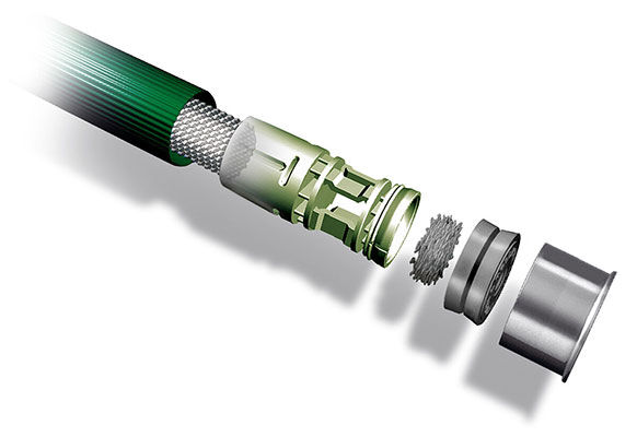Diagram of GreenCore wad in a shotshell