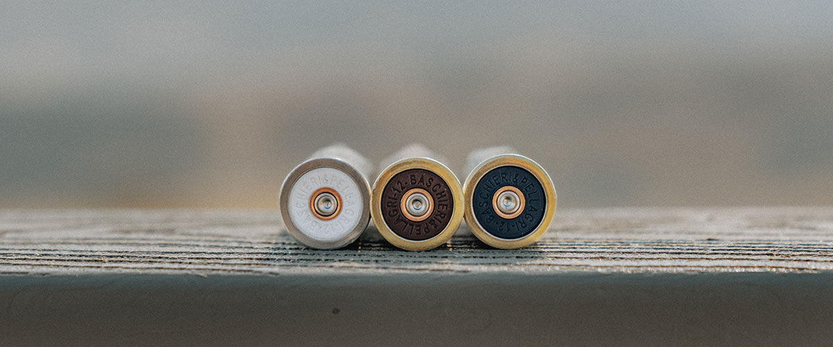 three B&P shotshells