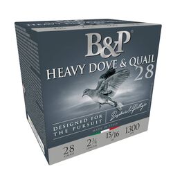 Heavy Dove & Quail, 28 Gauge, 6 Shot, 2-3/4 in, 15/16 oz, 1300 fps