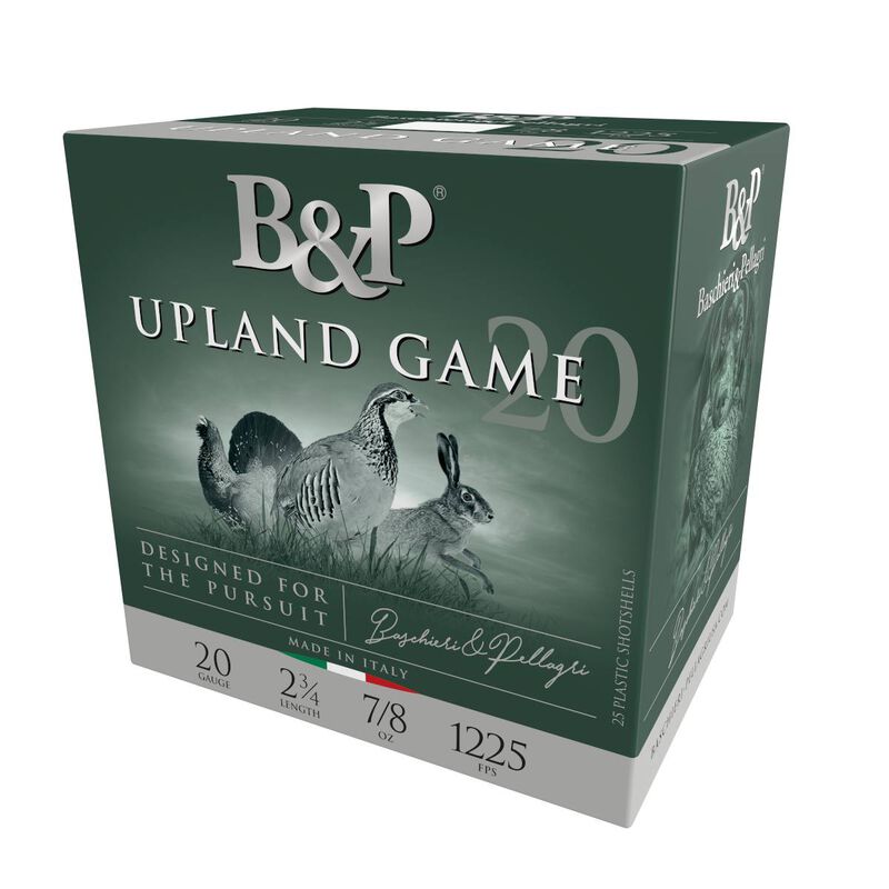 Upland Game, 20 Gauge, 6 Shot, 2-3/4 in, 7/8 oz, 1255 fps
