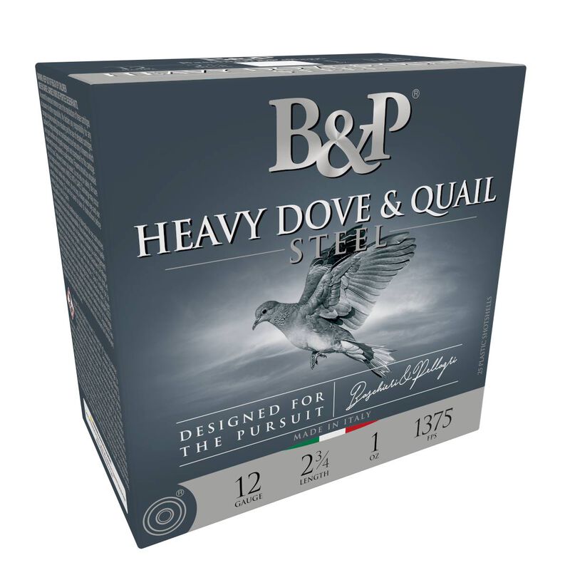 Heavy Dove &amp; Quail Steel, 12 Gauge, 7 Shot, 2-3/4 in, 1 oz, 1375 fps