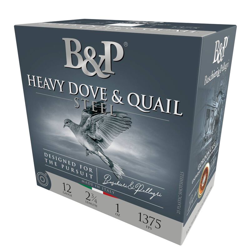 Heavy Dove &amp; Quail Steel, 12 Gauge, 7 Shot, 2-3/4 in, 1 oz, 1375 fps