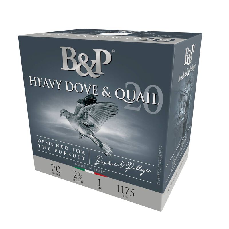 Heavy Dove &amp; Quail, 20 Gauge, 8 Shot, 2-3/4 in, 1 oz, 1175 fps
