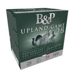 Upland Game, 28 Gauge, 6 Shot, 2-3/4 in, 3/4 oz, 1300 fps