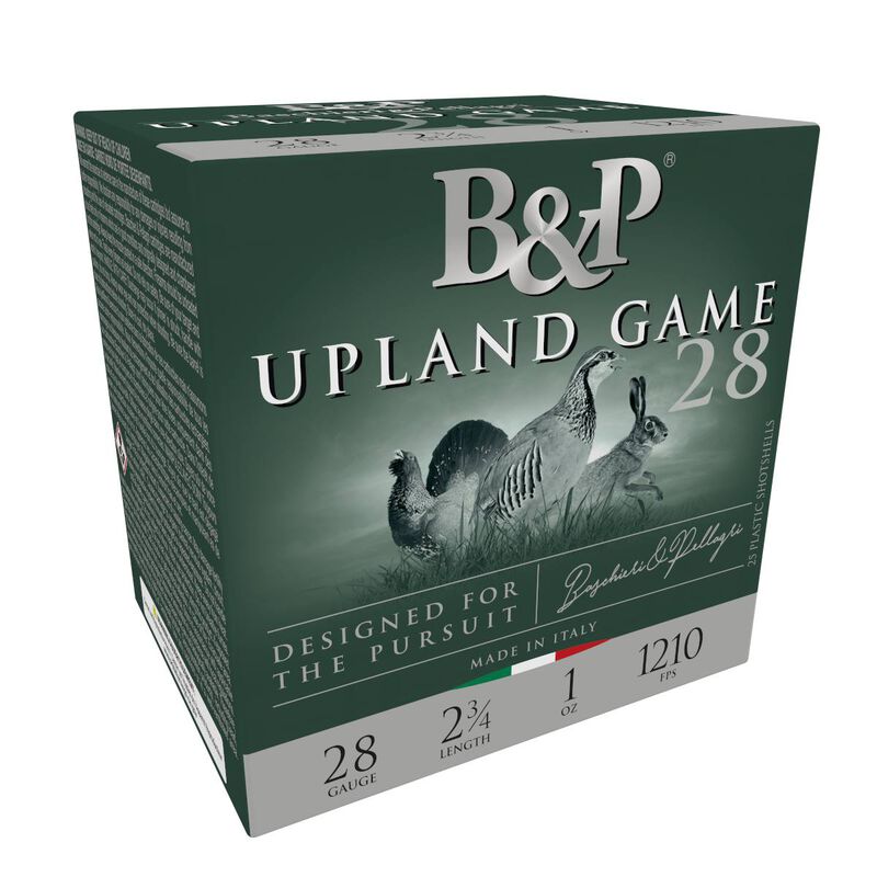 Upland Game, 28 Gauge, 6 Shot, 2-3/4 in, 1 oz, 1210 fps