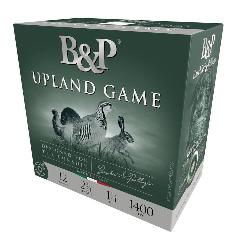 Upland Game, 12 Gauge, 5 Shot, 2-3/4 in, 1 1/4 oz, 1400 fps