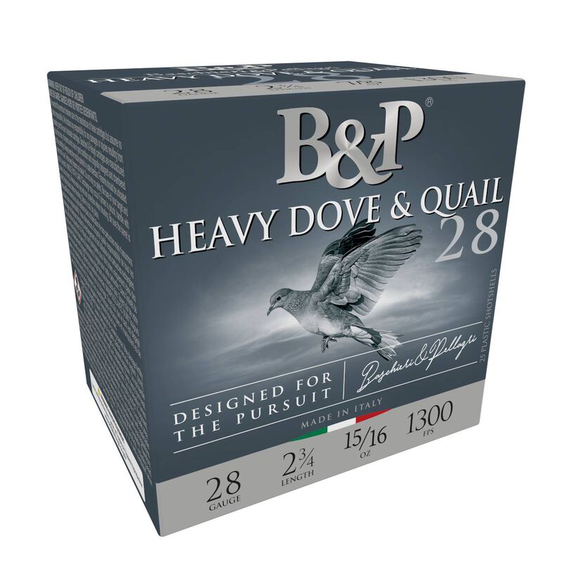 Heavy Dove &amp; Quail, 28 Gauge, 7.5 Shot, 2-3/4 in, 15/16 oz, 1300 fps