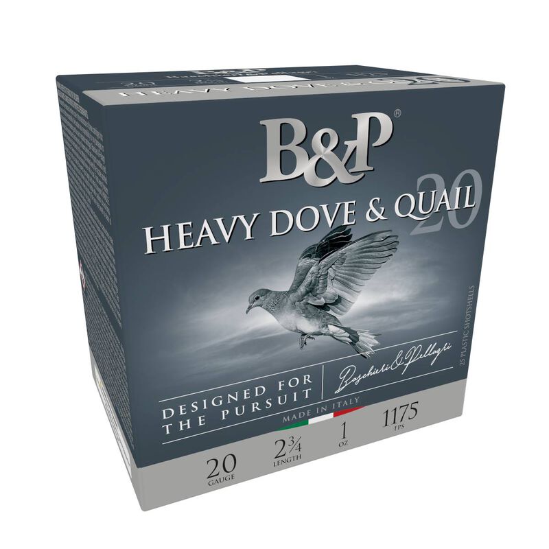 Heavy Dove &amp; Quail, 20 Gauge, 8 Shot, 2-3/4 in, 1 oz, 1175 fps