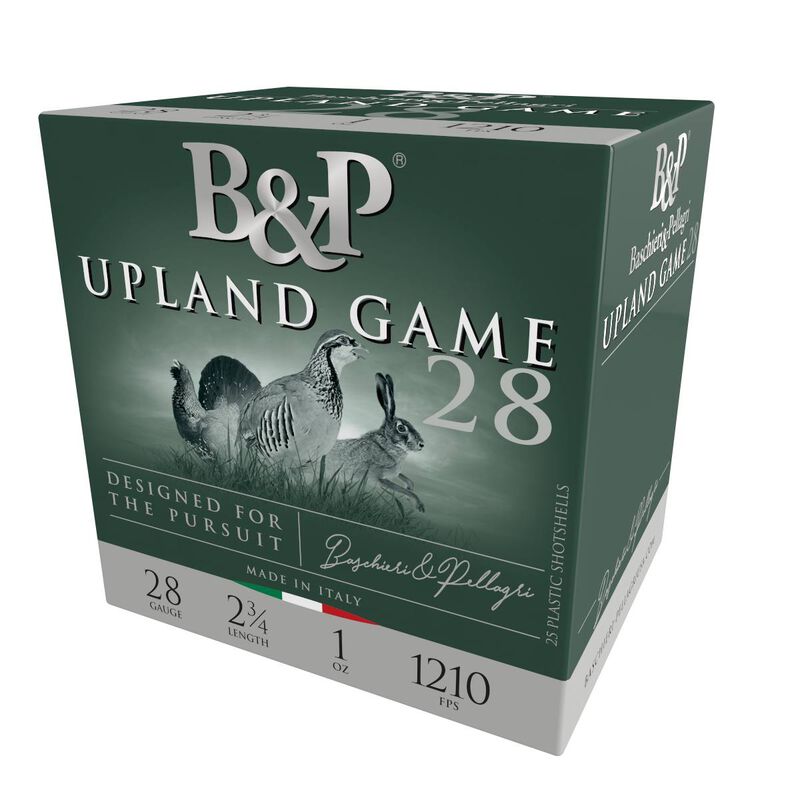 Upland Game, 28 Gauge, 6 Shot, 2-3/4 in, 1 oz, 1210 fps