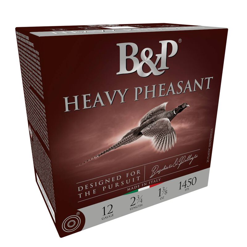 Heavy Pheasant, 12 Gauge, 5 Shot, 2-3/4 in, 1 3/8 oz, 1450 fps