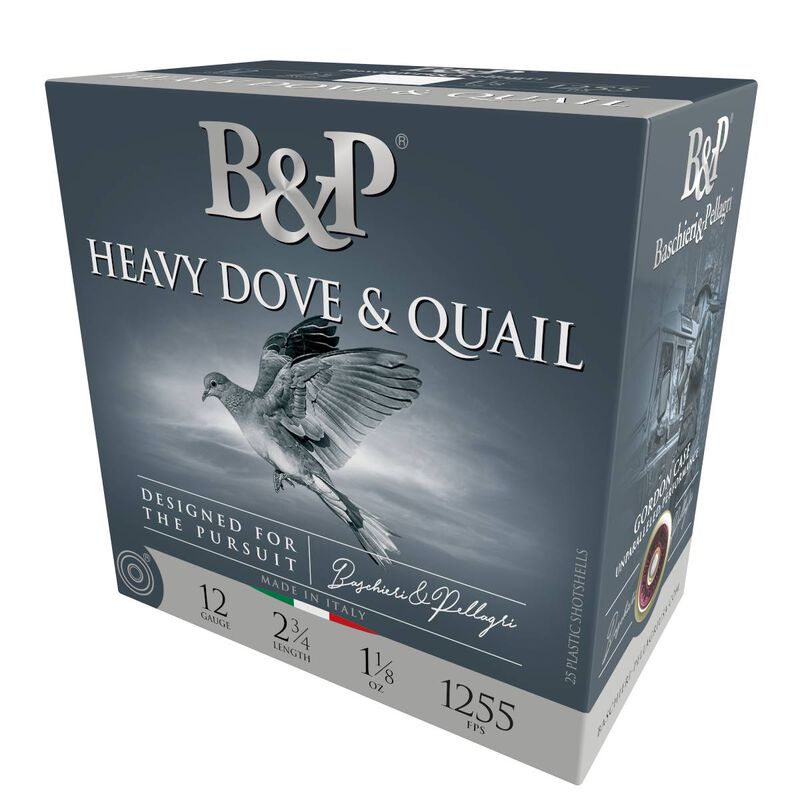 Heavy Dove &amp; Quail, 12 Gauge, 6 Shot, 2-3/4 in, 1 1/8 oz, 1255 fps