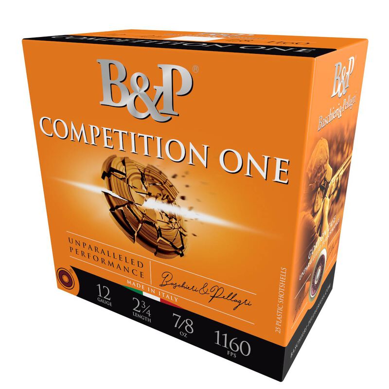 Competition One, 12 Gauge, 9 Shot, 2-3/4 in, 7/8 oz, 1160 fps