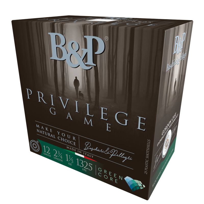 Privilege Game, 12 Gauge, 7.5 Shot, 2-3/4 in, 1 1/5 oz, 1325 fps