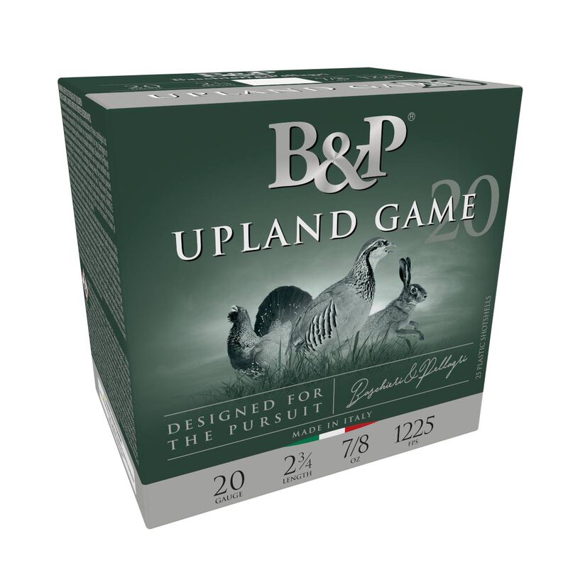 Upland Game, 20 Gauge, 5 Shot, 2-3/4 in, 7/8 oz, 1255 fps