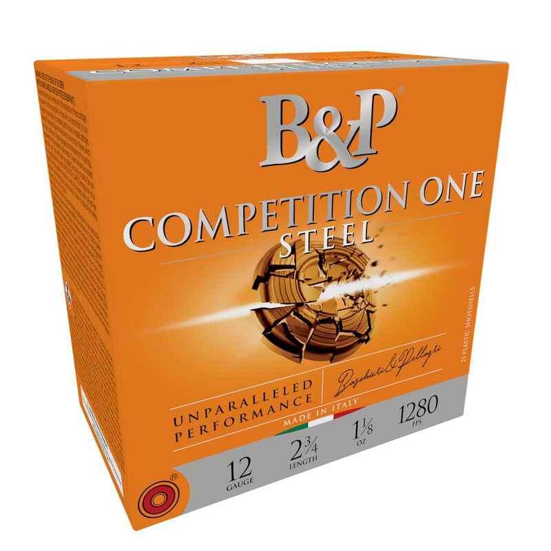 Competition One Steel, 12 Gauge, 7.5 Shot, 2-3/4 in, 1 1/8 oz, 1280 fps