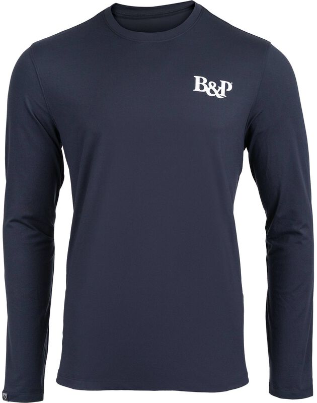 B&amp;P Logo Performance LS T-Shirt