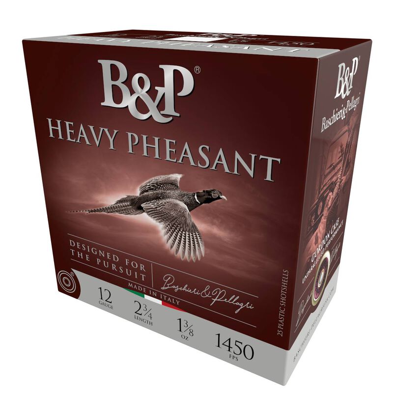 Heavy Pheasant, 12 Gauge, 4 Shot, 2-3/4 in, 1 3/8 oz, 1450 fps