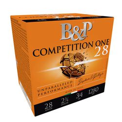 Competition One, 28 Gauge, 8 Shot, 2-3/4 in, 3/4 oz, 1280 fps