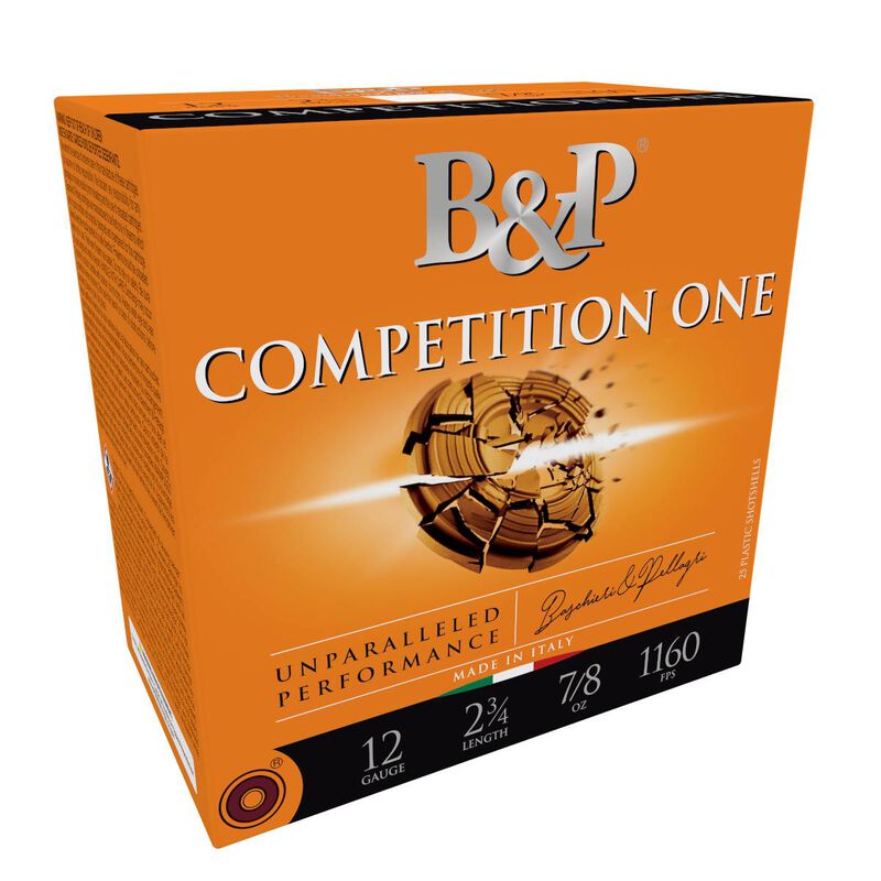 Competition One, 12 Gauge, 8 Shot, 2-3/4 in, 7/8 oz, 1160 fps