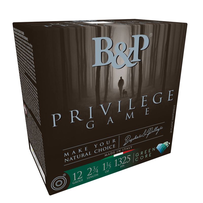 Privilege Game, 12 Gauge, 7.5 Shot, 2-3/4 in, 1 1/5 oz, 1325 fps