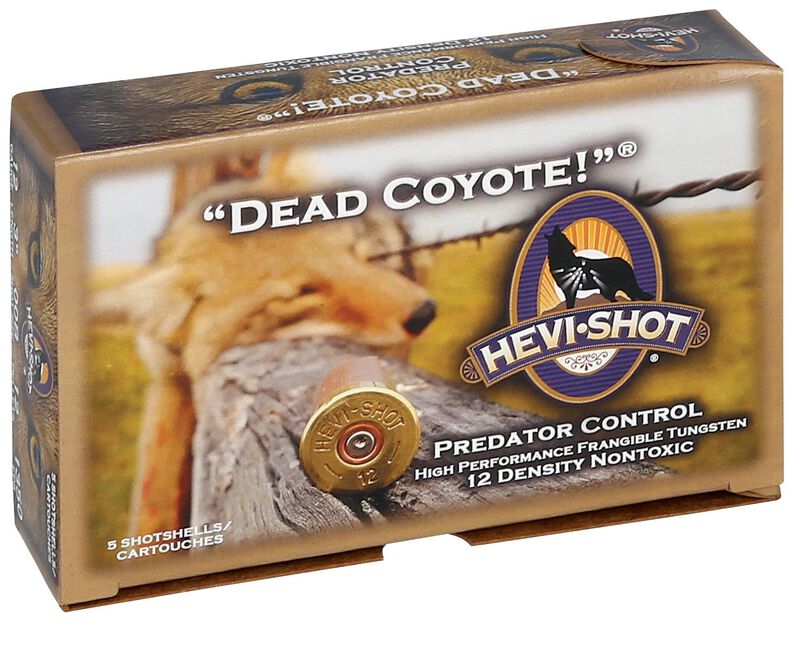 Dead Coyote, 12 Gauge, 00 Buck Shot, 3 in, 1350 fps