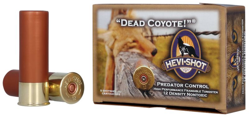 Dead Coyote, 12 Gauge, 00 Buck Shot, 3 in, 1350 fps