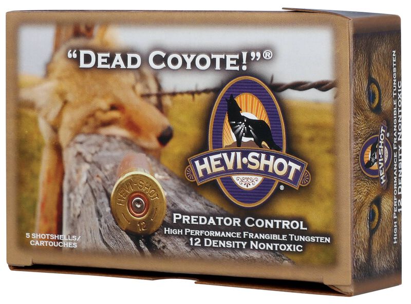 Dead Coyote, 12 Gauge, 00 Buck Shot, 3 in, 1350 fps