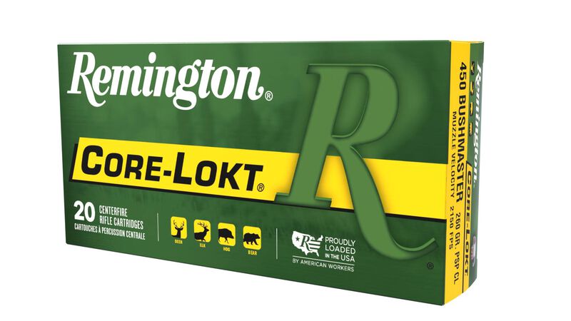 Core-Lokt, 450 Bushmaster, 260 Grain, Pointed Soft Point Core Lokt, 2040 fps