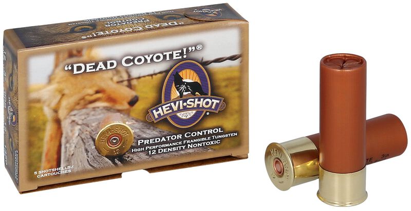 Dead Coyote, 12 Gauge, 00 Buck Shot, 3 in, 1350 fps